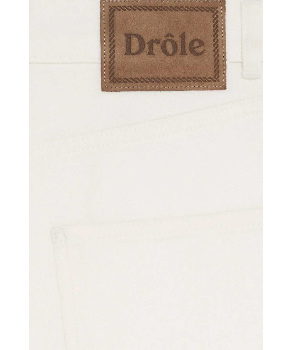 드롤드무슈(DROLE DE MONSIEUR) 오프화이트 스트레이트 데님 팬츠 Jean Straight Off White D0PDM26318WHM