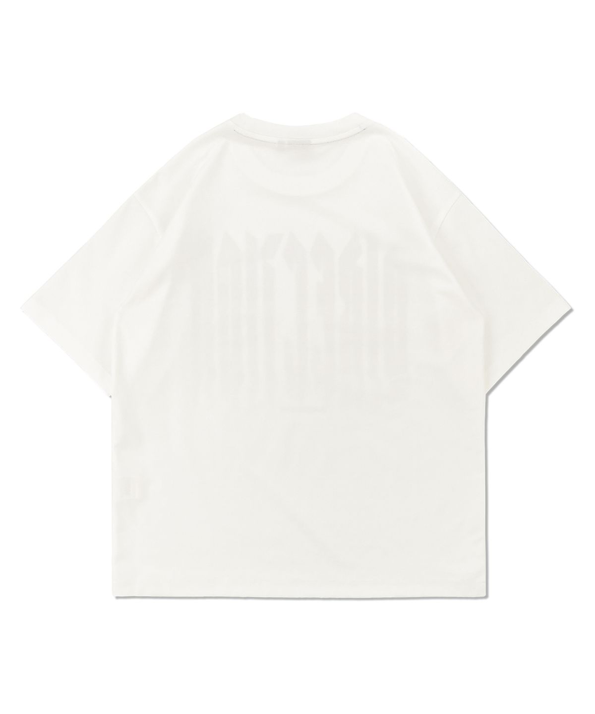 벙커버스터(BUNKERBUSTER) 섀도우 그라데이션 타이포 반팔티 MQ2TU255_OFF WHITE