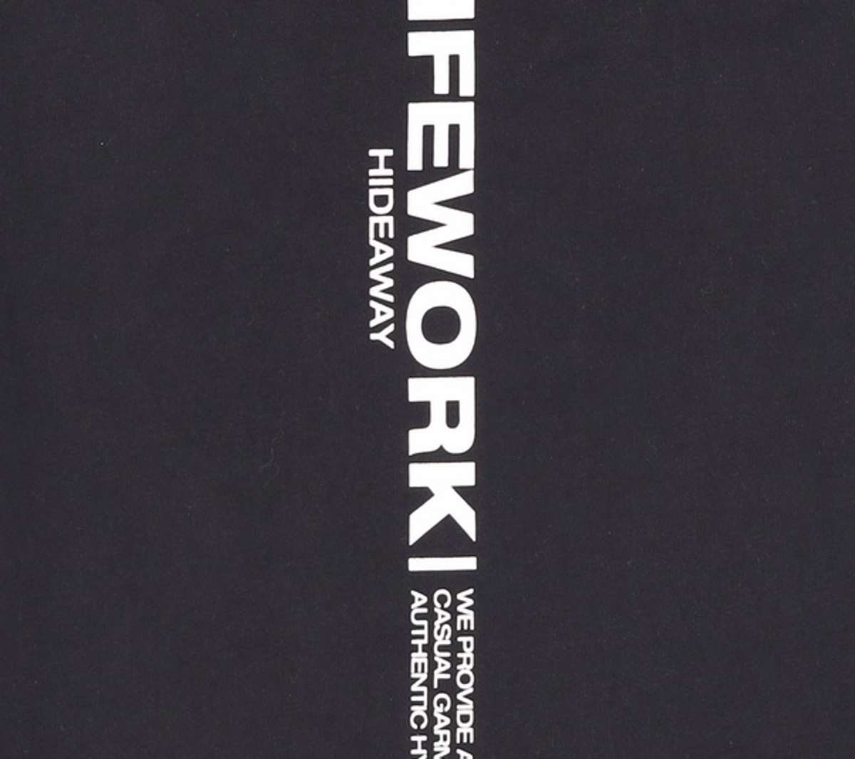 라이프워크(LIFEWORK) 라독 로고 레이어드 긴팔티셔츠_BLACK M