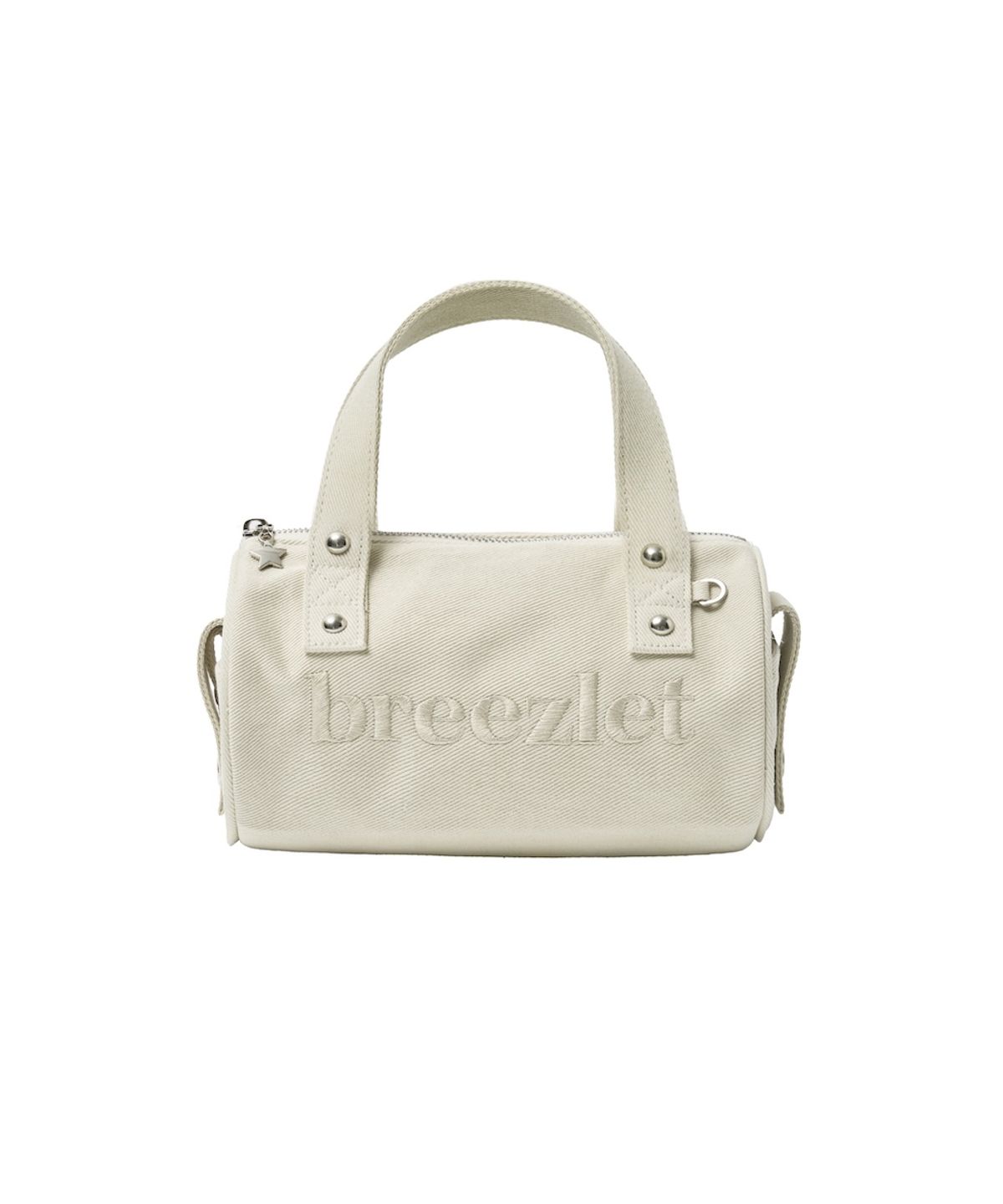 브리즐렛(BREEZLET) 스냅 원통 미니 토트백 [Ivory]