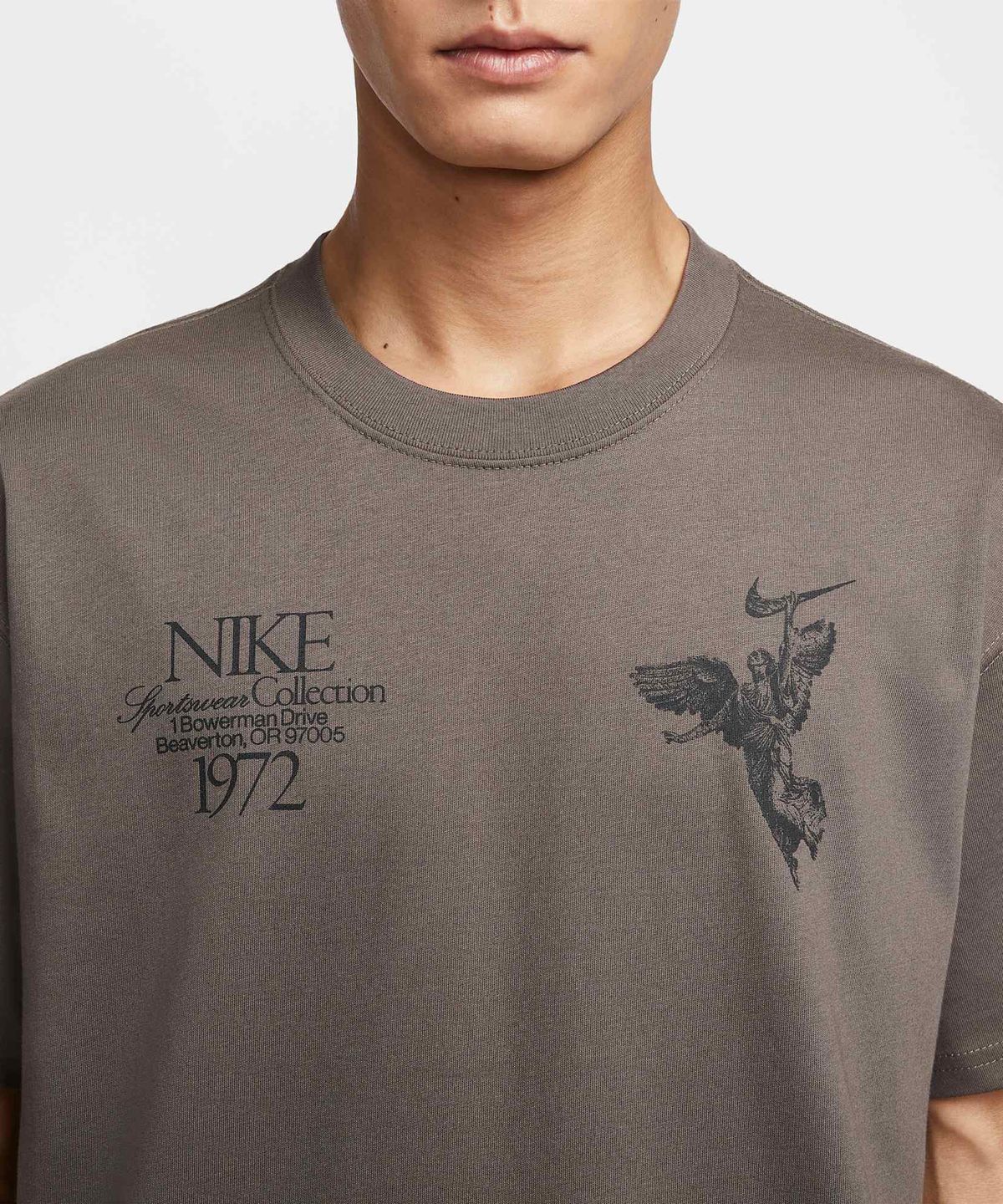 나이키(NIKE) 스포츠웨어 맥스90 티셔츠 M - 아이언스톤 / HV0168-004