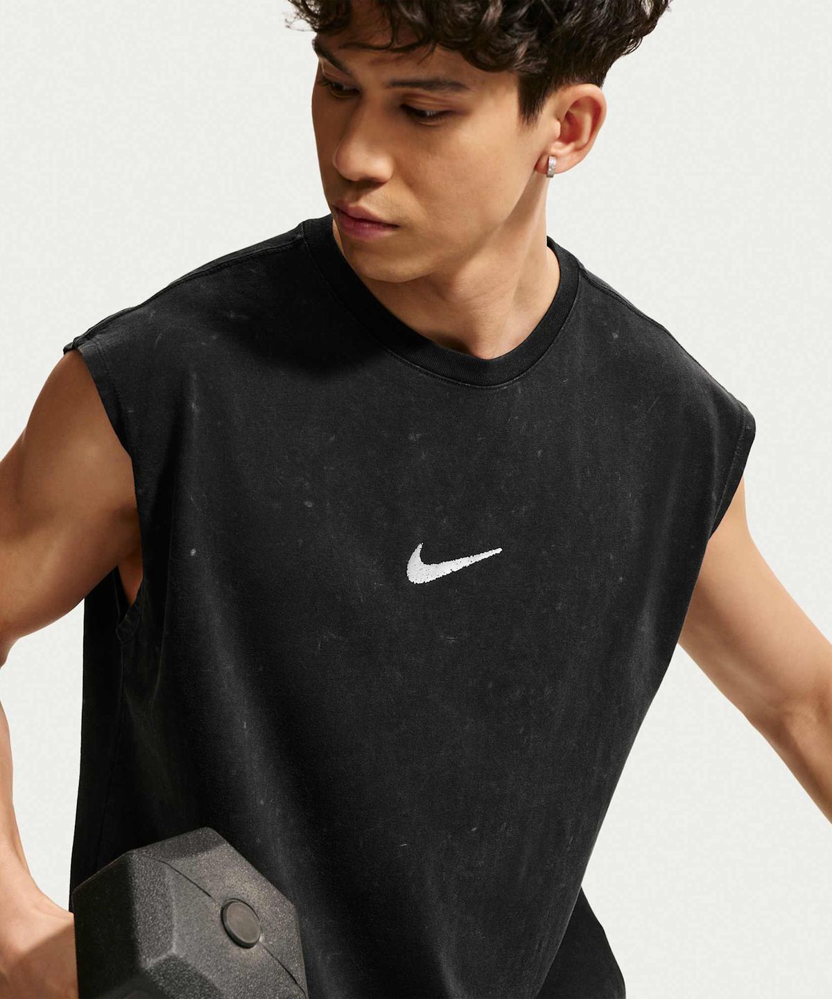 나이키(NIKE) 민소매 트레이닝 티셔츠 M - 블랙 / IH1976-010