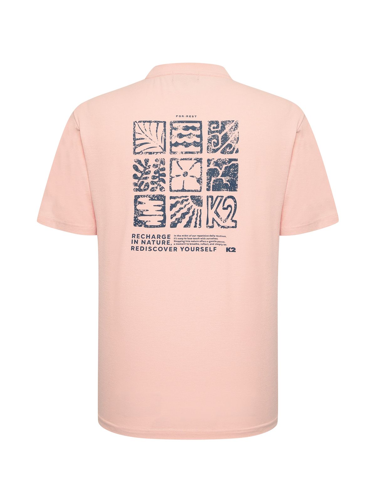 케이투(K2) FOR:REST 네이처(NATURE) 그래픽 티셔츠 (공용)_SOFT PINK