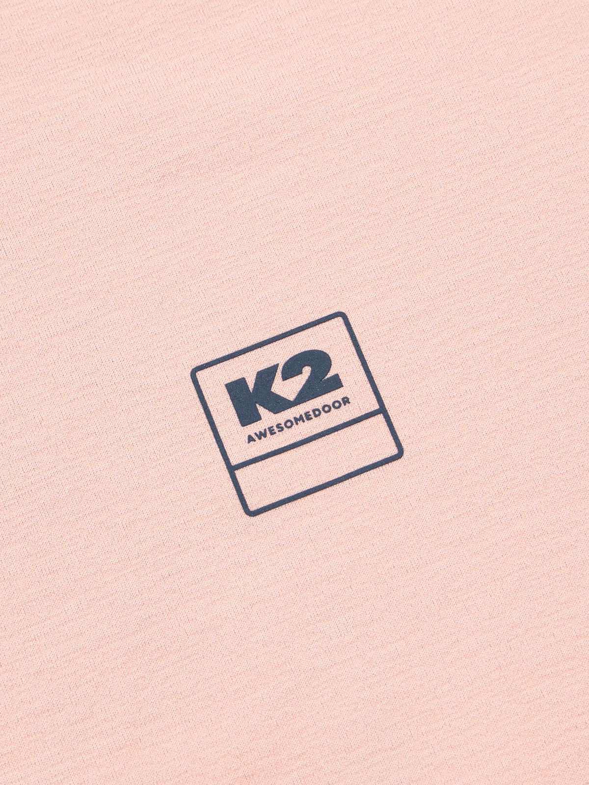 케이투(K2) FOR:REST 네이처(NATURE) 그래픽 티셔츠 (공용)_SOFT PINK