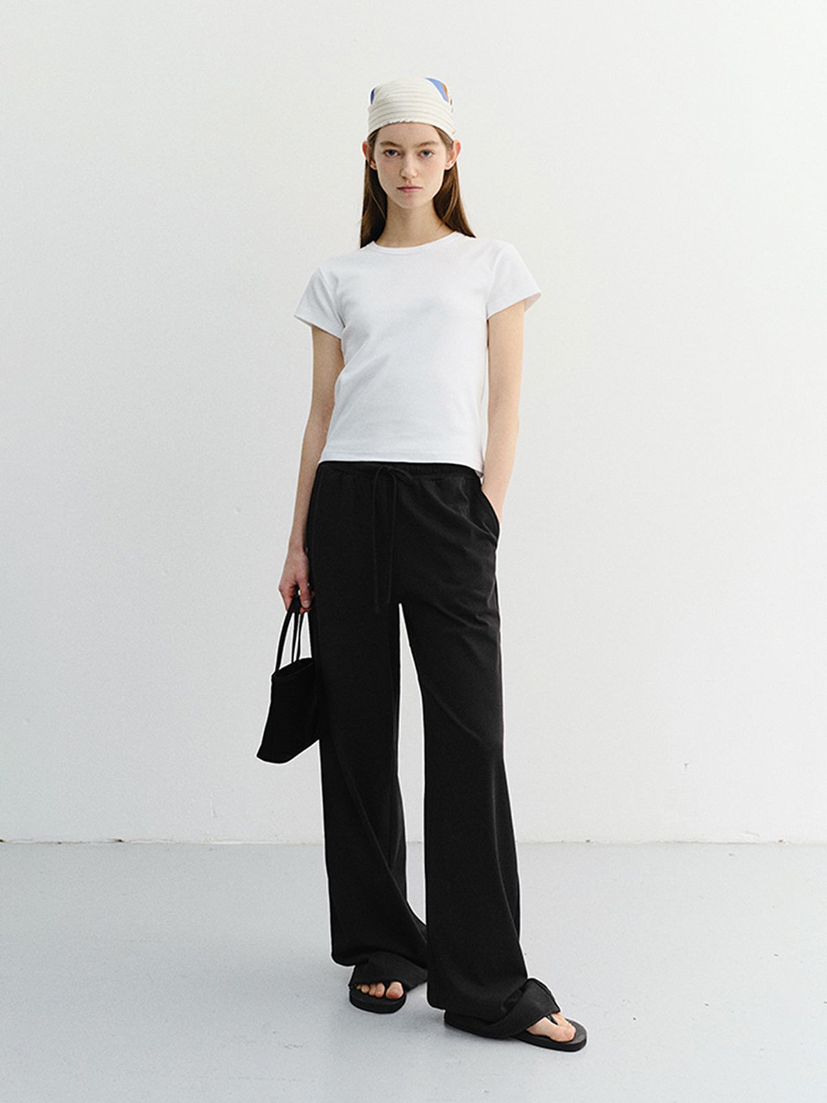 던스트(DUNST) ESSENTIAL T-SHIRT_UDTS6B223_WHITE