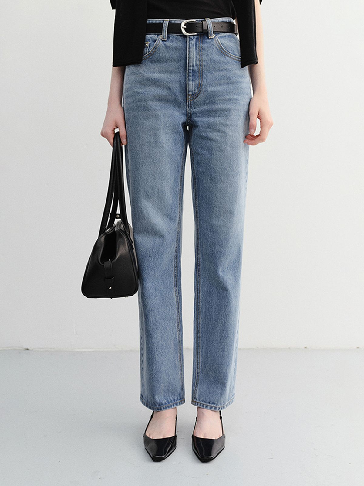 던스트(DUNST) ESSENTIAL CROPPED JEANS_UDPA6B230_LIGHT BLUE