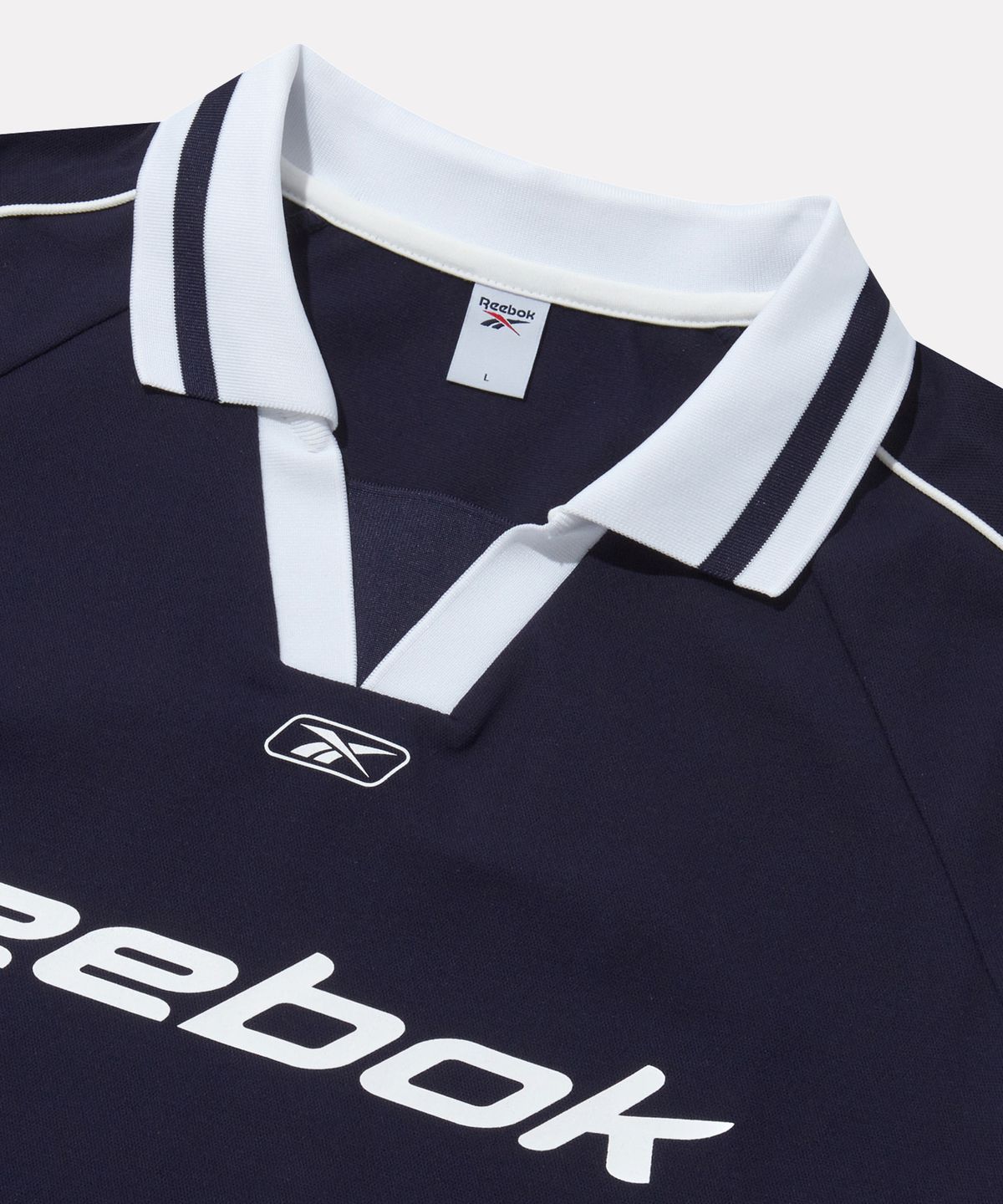 리복(REEBOK) 스포츠 피케 카라 반팔티 - 네이비