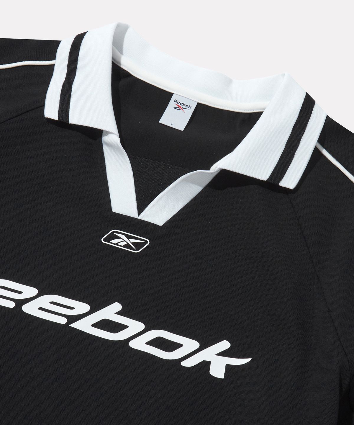 리복(REEBOK) 스포츠 피케 카라 반팔티 - 블랙