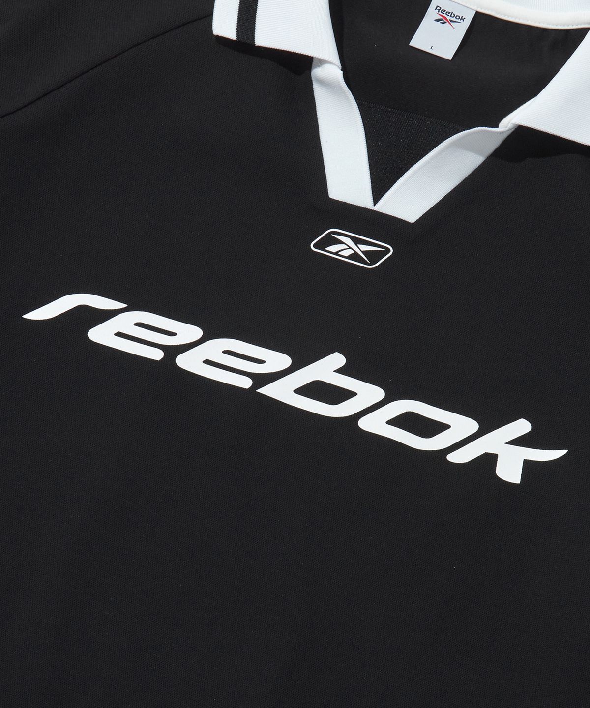 리복(REEBOK) 스포츠 피케 카라 반팔티 - 블랙