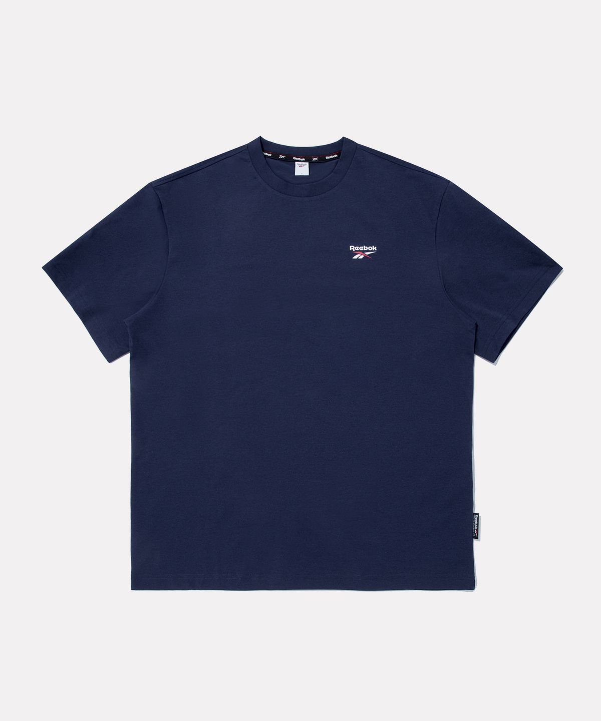 리복(REEBOK) 빅벡터 슬로건 프레쉬 반팔티 - 네이비