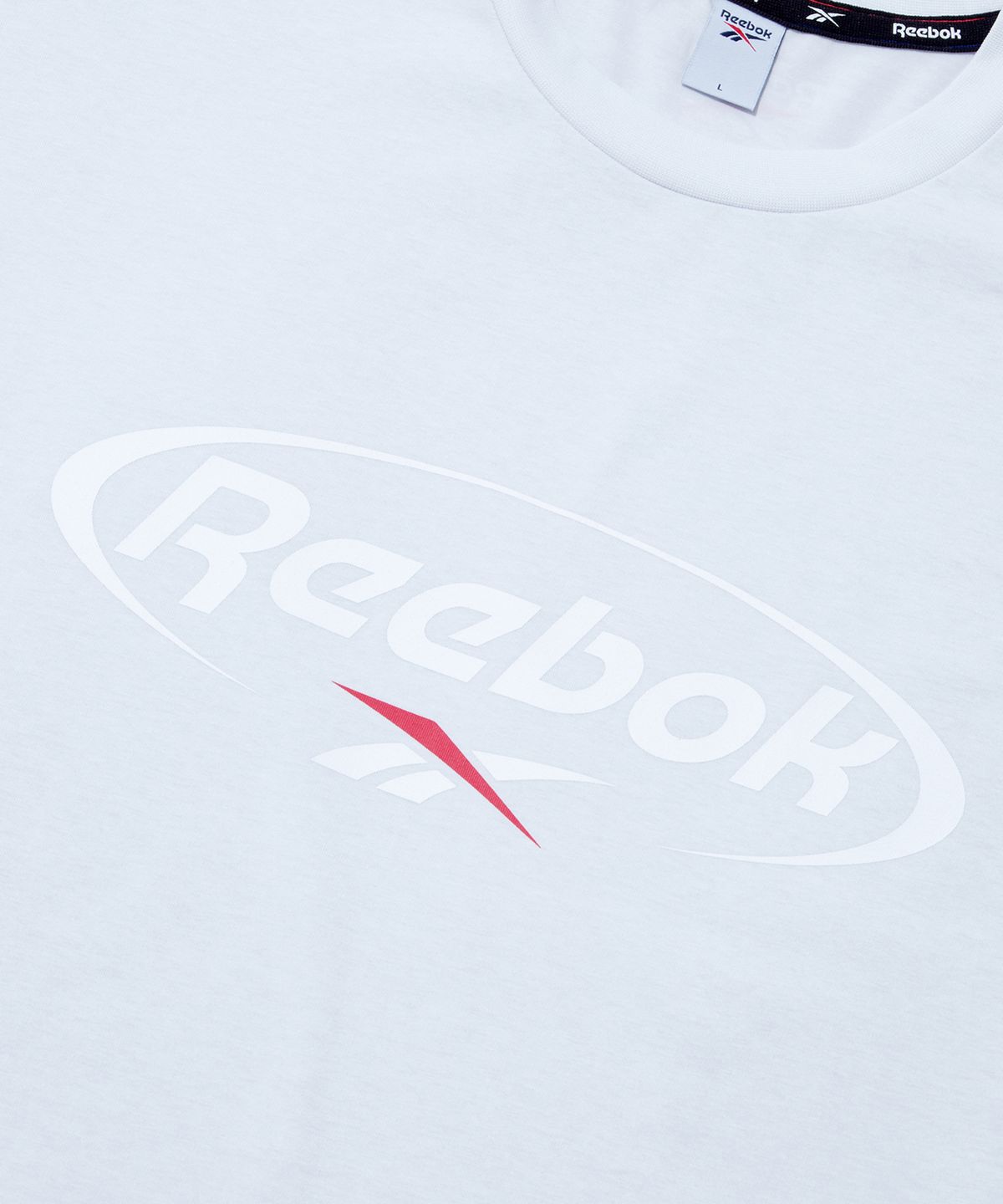 리복(REEBOK) 서클로고 아이스코튼 반팔티 - 라이트 그레이