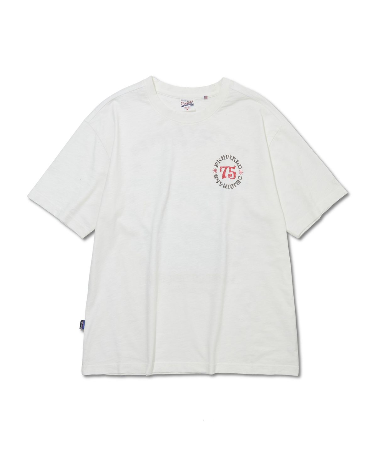 펜필드(PENFIELD) 베이스테이트 세일링 보트 티셔츠 화이트_FS2KT81U