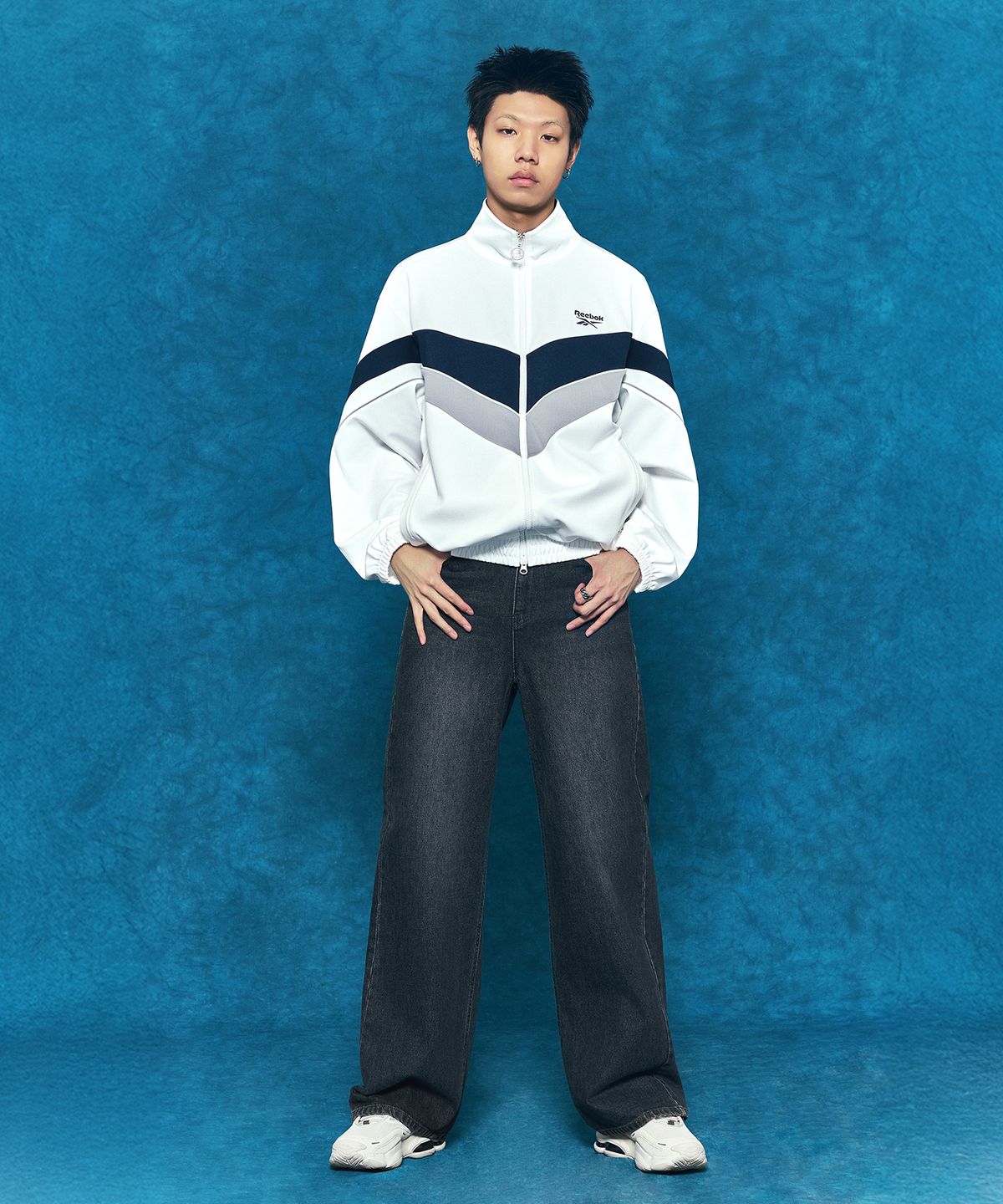 리복(REEBOK) 헤리티지 저지 트랙탑 - 오프 화이트