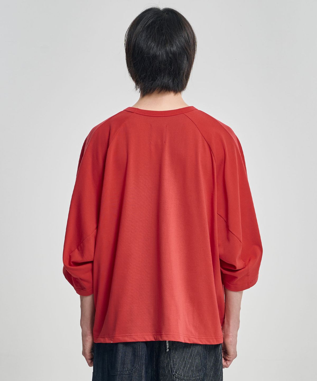 아조바이아조(AJOBYAJO) Curved Rare T-Shirt [RED]