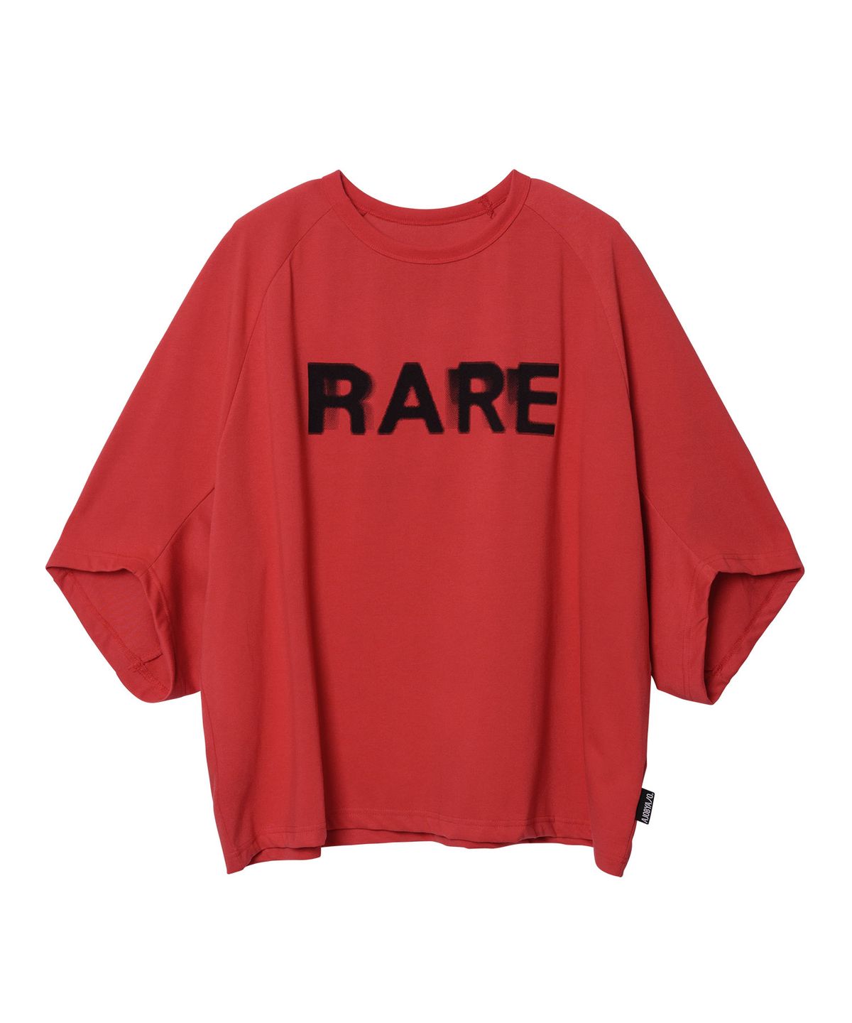 아조바이아조(AJOBYAJO) Curved Rare T-Shirt [RED]
