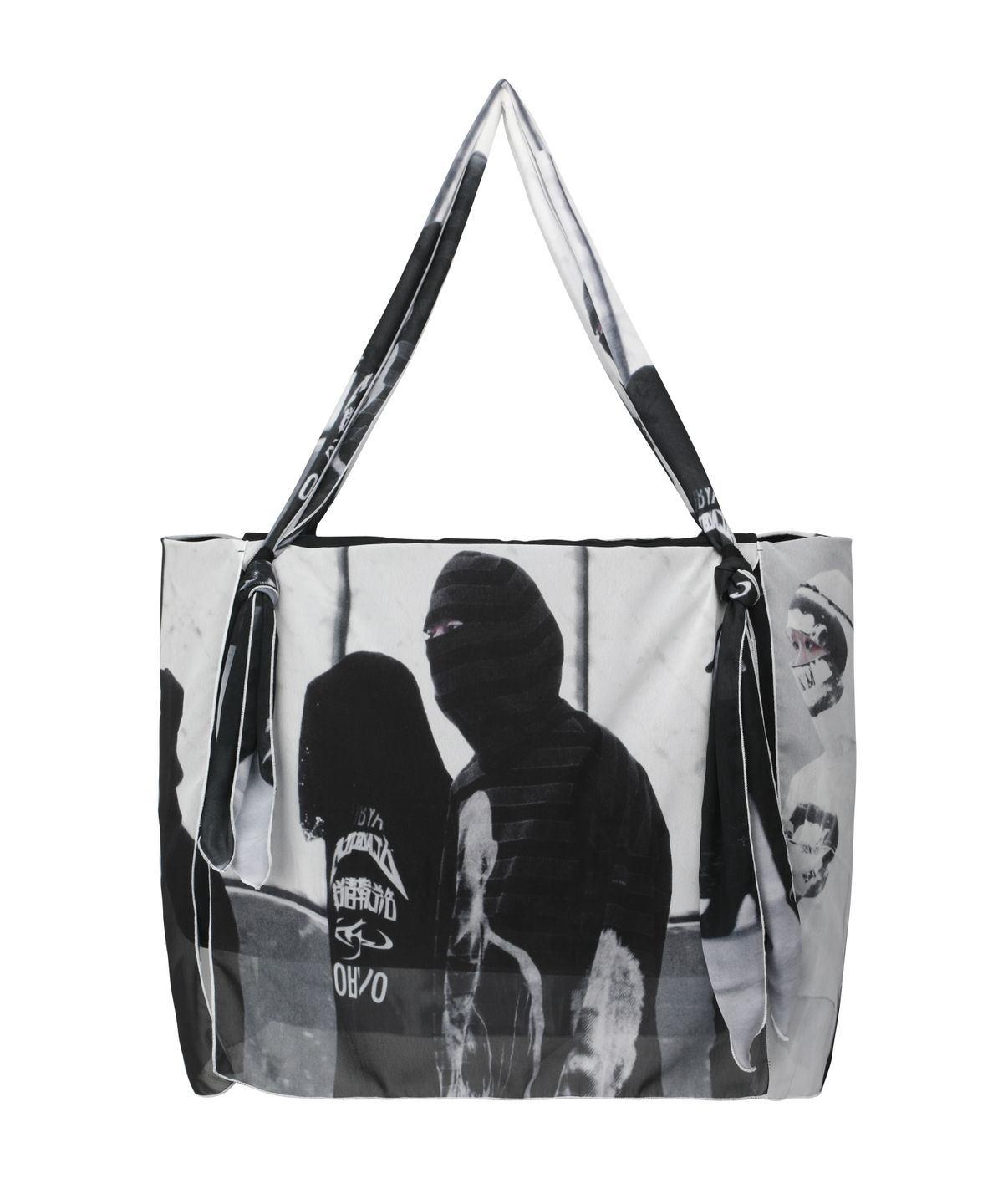 아조바이아조(AJOBYAJO) Cult Parade Scarf Shoulder Bag [BLACK]