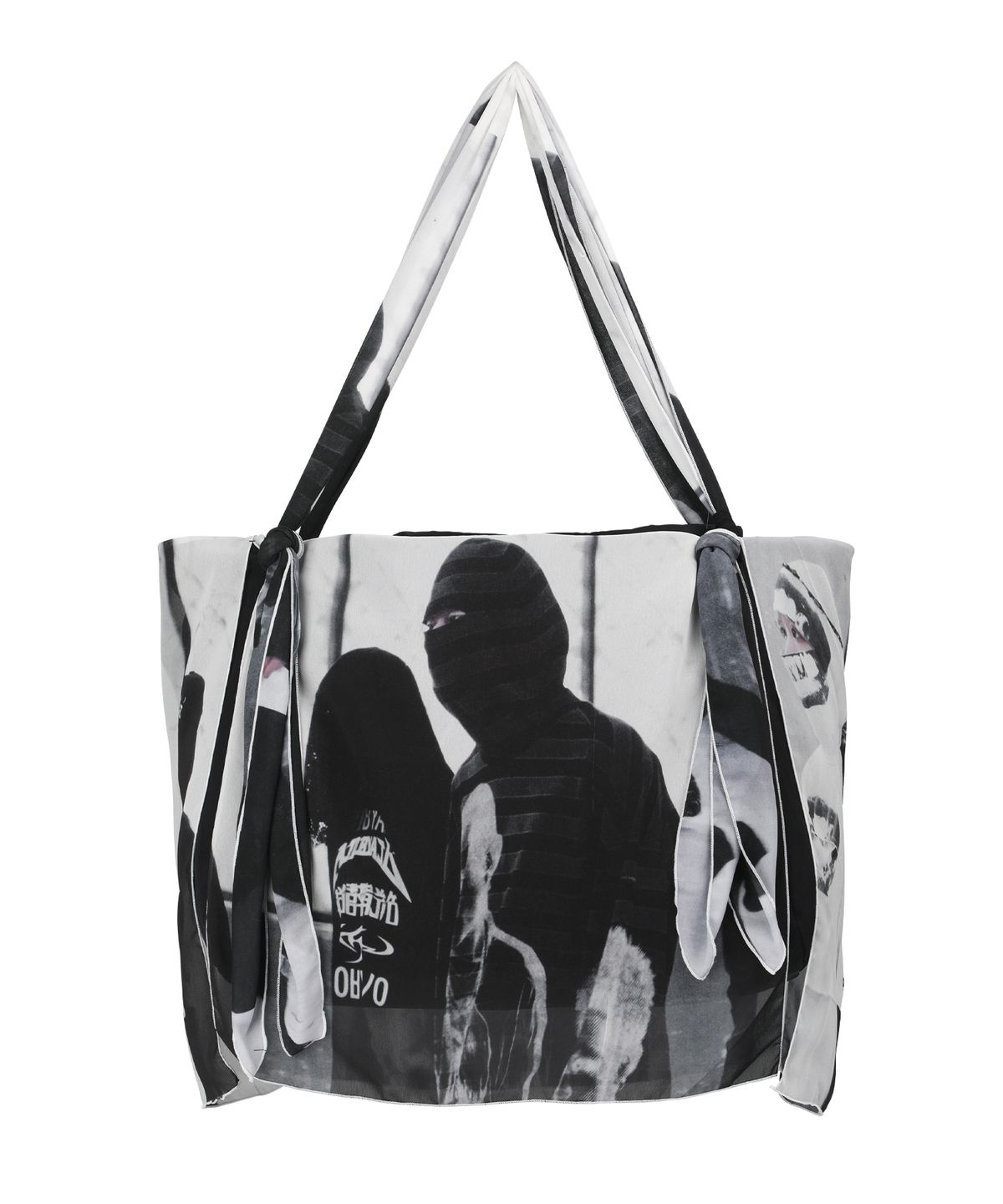 아조바이아조(AJOBYAJO) Cult Parade Scarf Shoulder Bag [BLACK]
