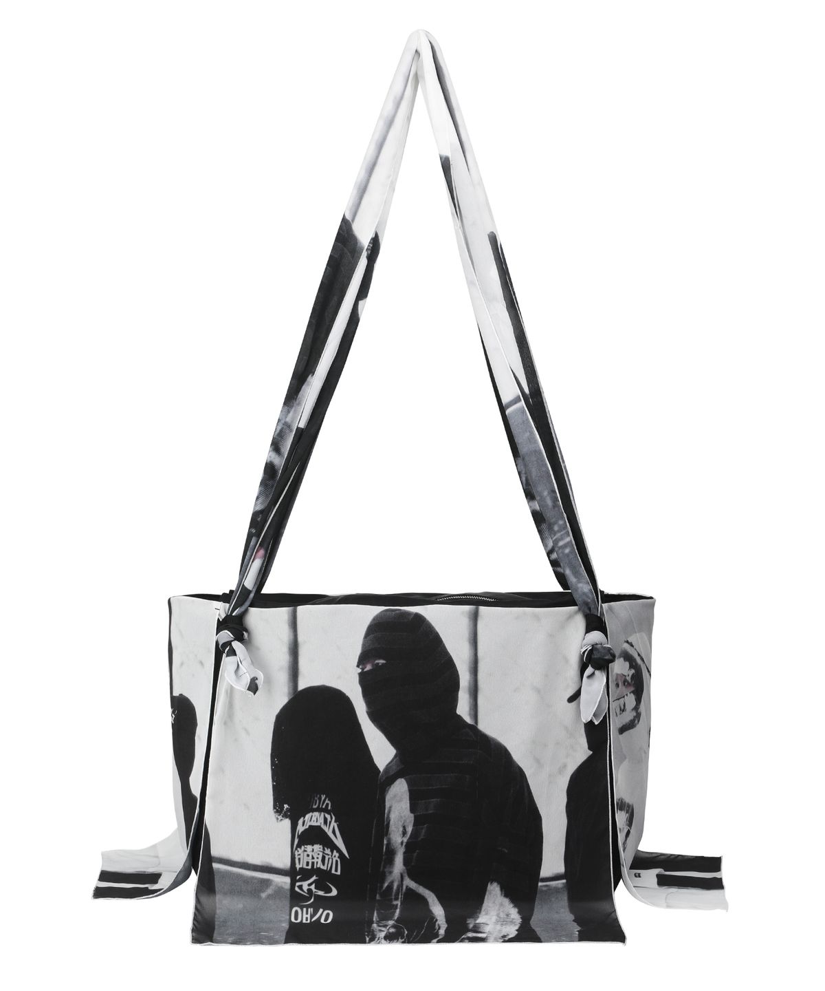 아조바이아조(AJOBYAJO) Cult Parade Scarf Shoulder Bag [BLACK]