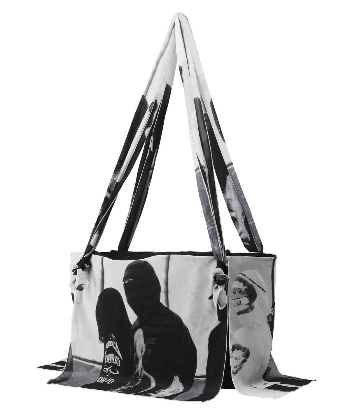 아조바이아조(AJOBYAJO) Cult Parade Scarf Shoulder Bag [BLACK]