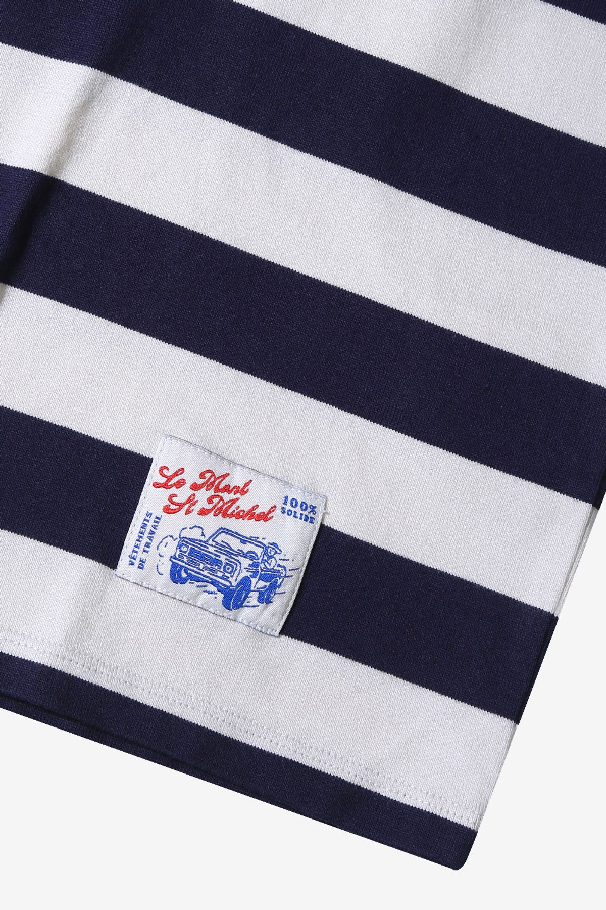 르몽생미셸(LE MONT ST MICHEL) TINIRAU – STRIPED T-SHIRT_Navy