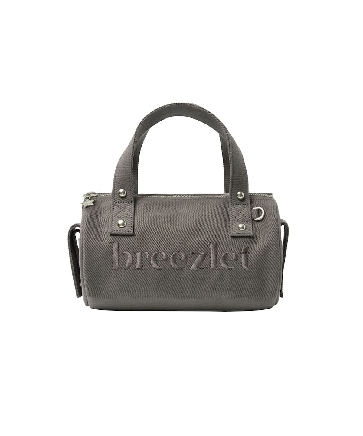 브리즐렛(BREEZLET) 스냅 원통 미니 토트백 [DeepGrey]
