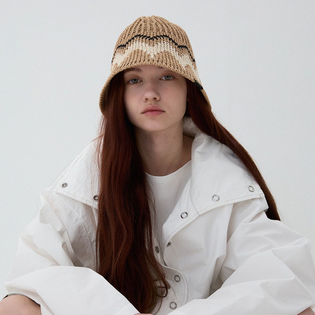 메르헨(MERCHEN) Flow summer bucket hat_3color