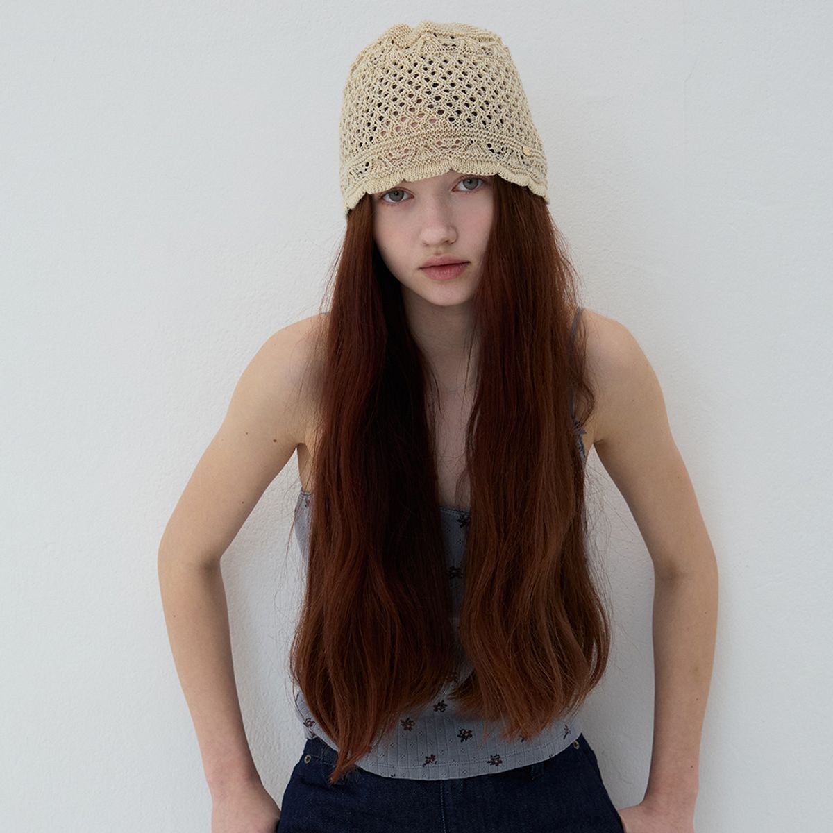 메르헨(MERCHEN) Chu crochet hat_3color
