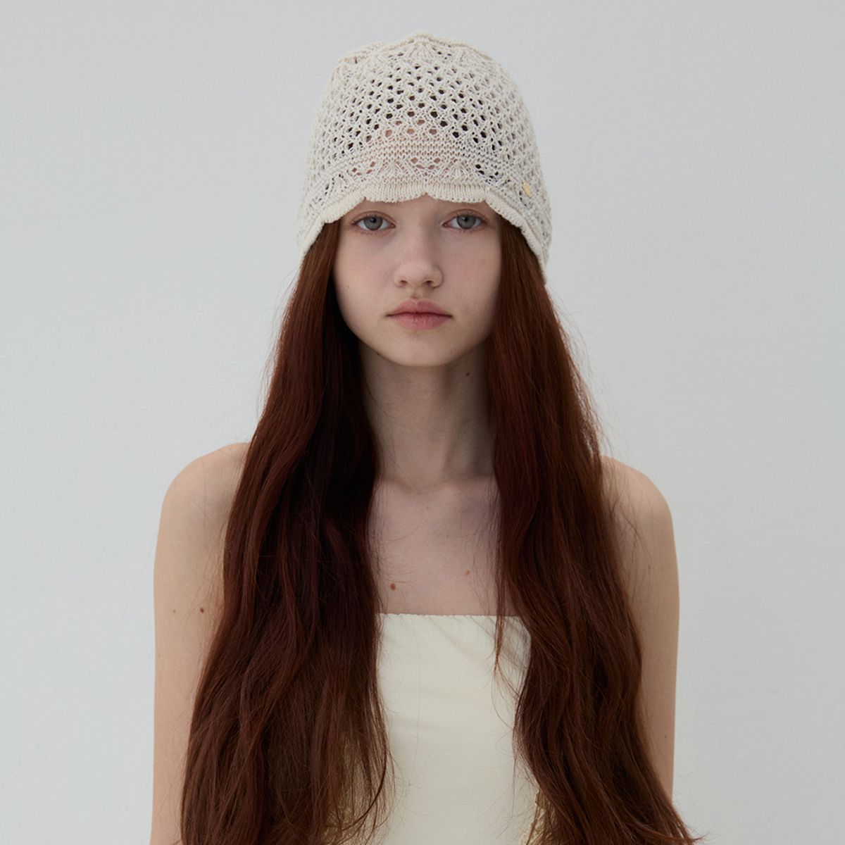 메르헨(MERCHEN) Chu crochet hat_3color
