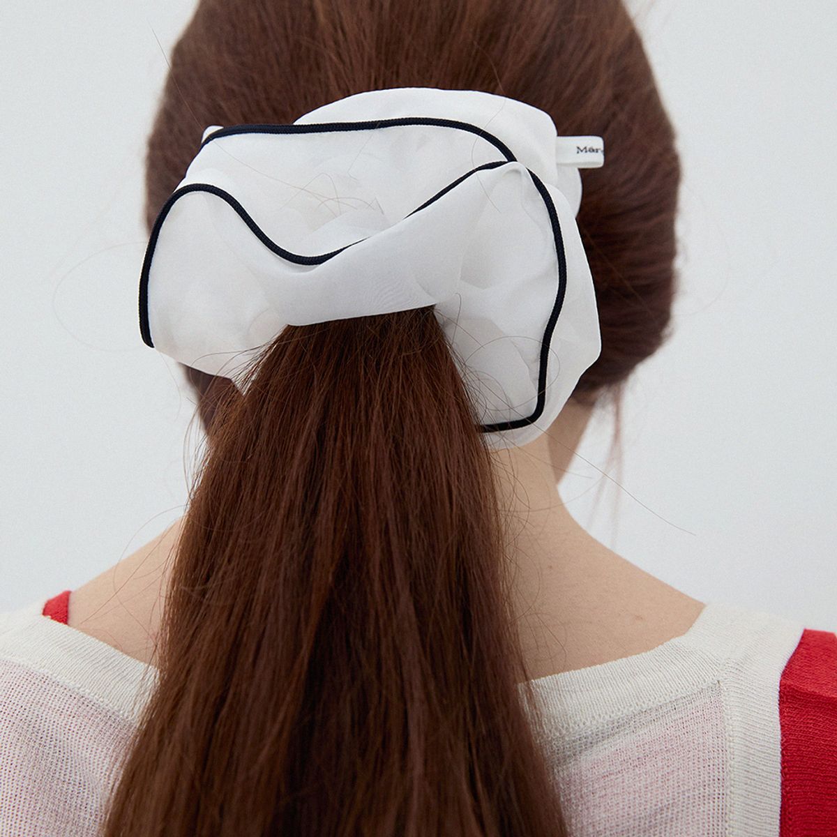 메르헨(MERCHEN) Organza scrunch_2color