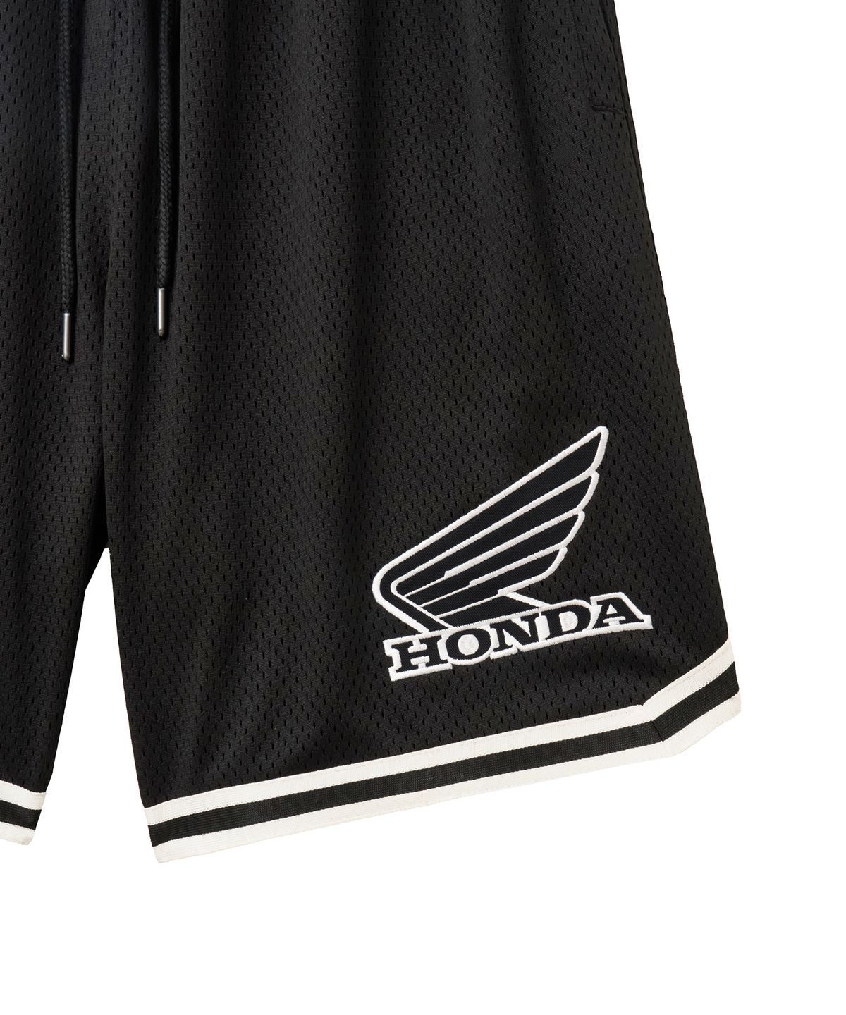 핍스 모터사이클(PHYPS MOTORCYCLE) Lip Mesh Jersey Shorts Black