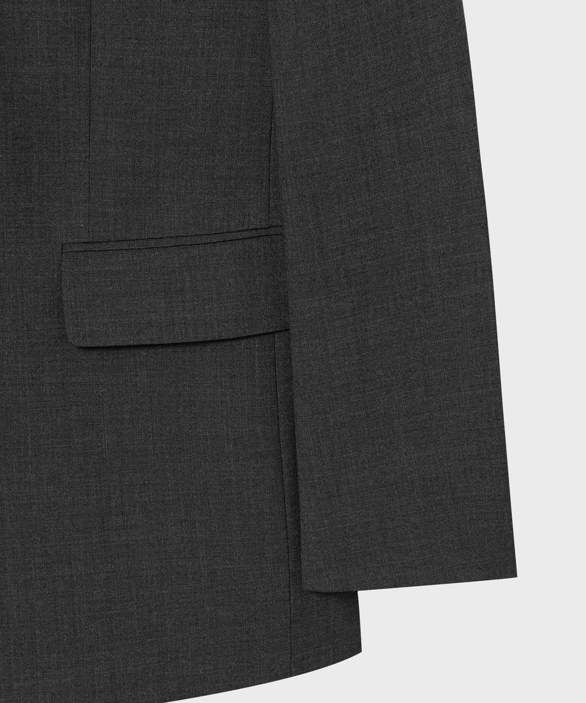 넌블랭크(NONBLANK) W29 워셔블 세미 오버핏 자켓_CHARCOAL