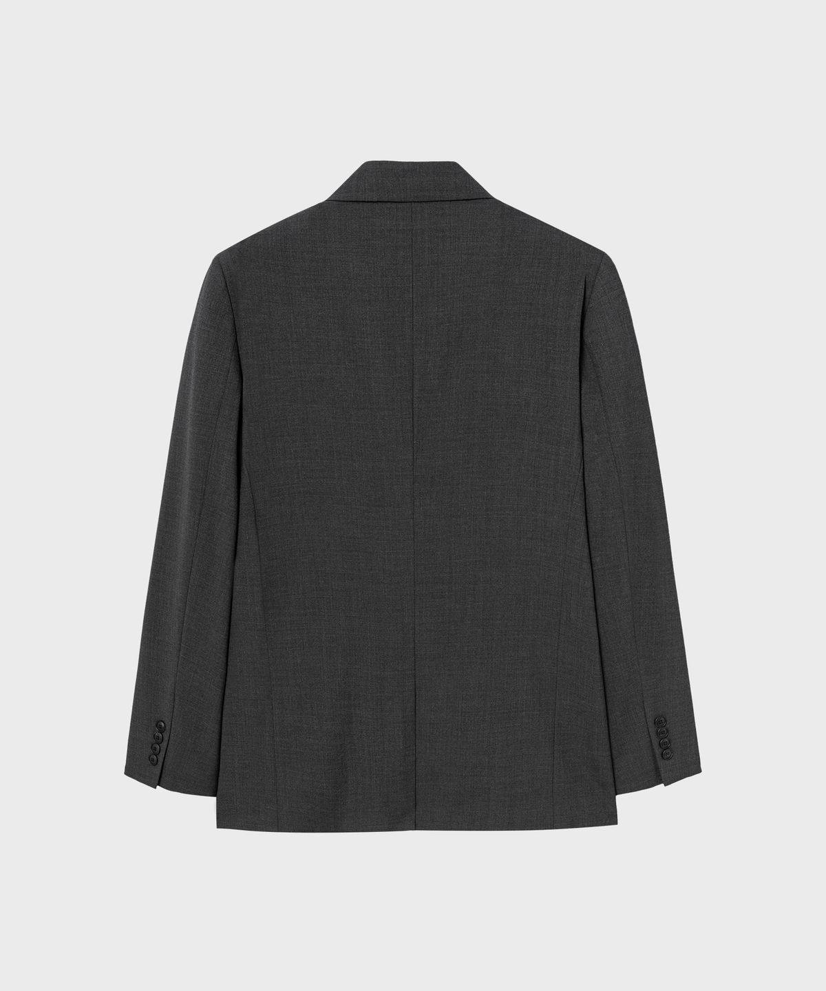 넌블랭크(NONBLANK) W29 워셔블 세미 오버핏 셋업_CHARCOAL
