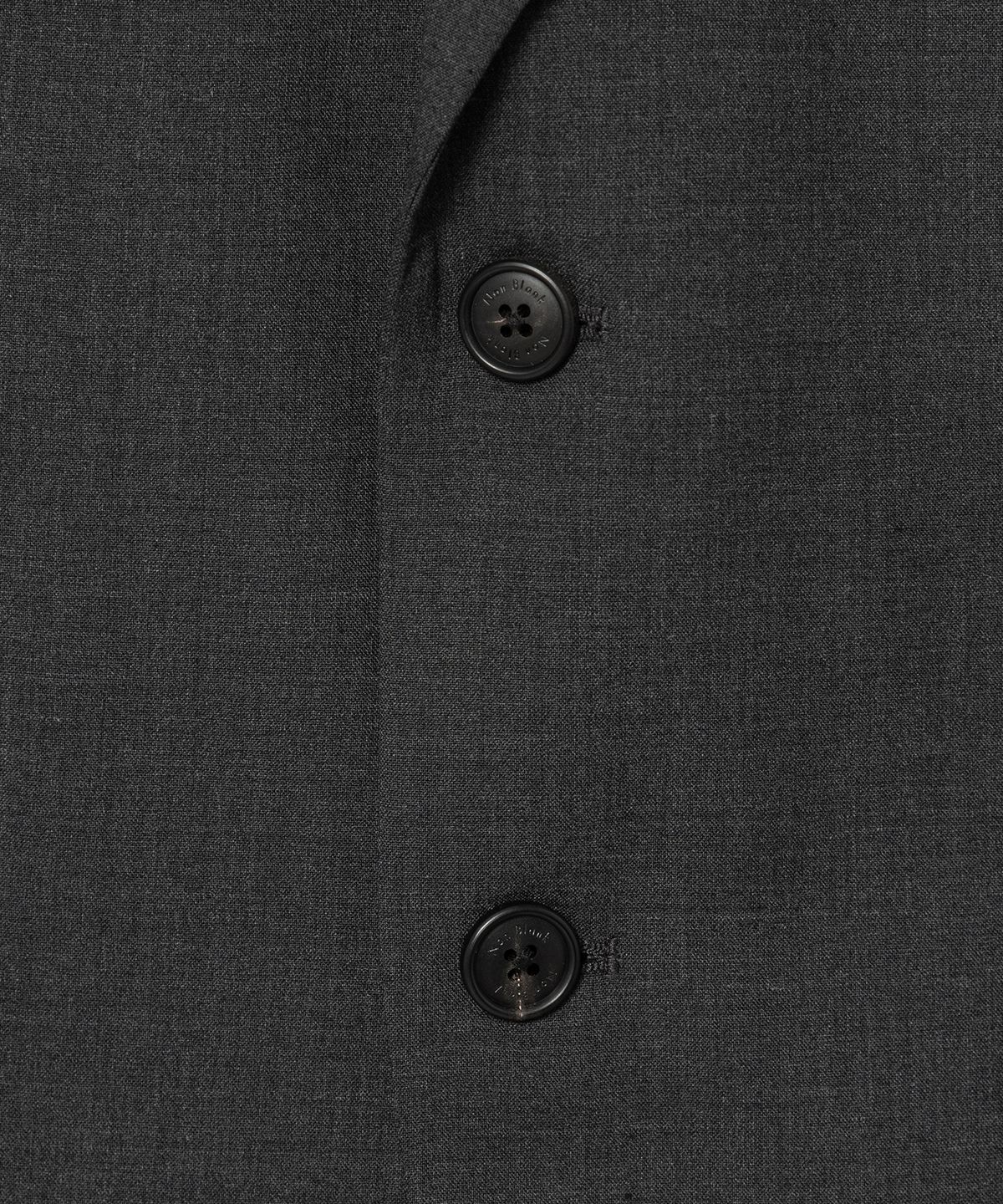 넌블랭크(NONBLANK) W29 워셔블 세미 오버핏 셋업_CHARCOAL