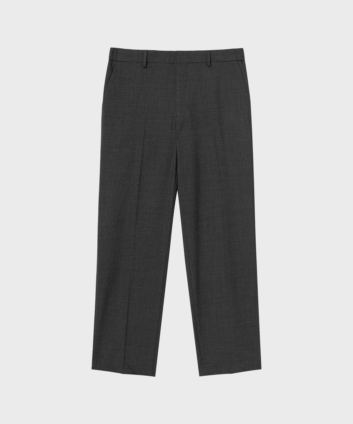 넌블랭크(NONBLANK) W29 워셔블 세미 오버핏 셋업_CHARCOAL