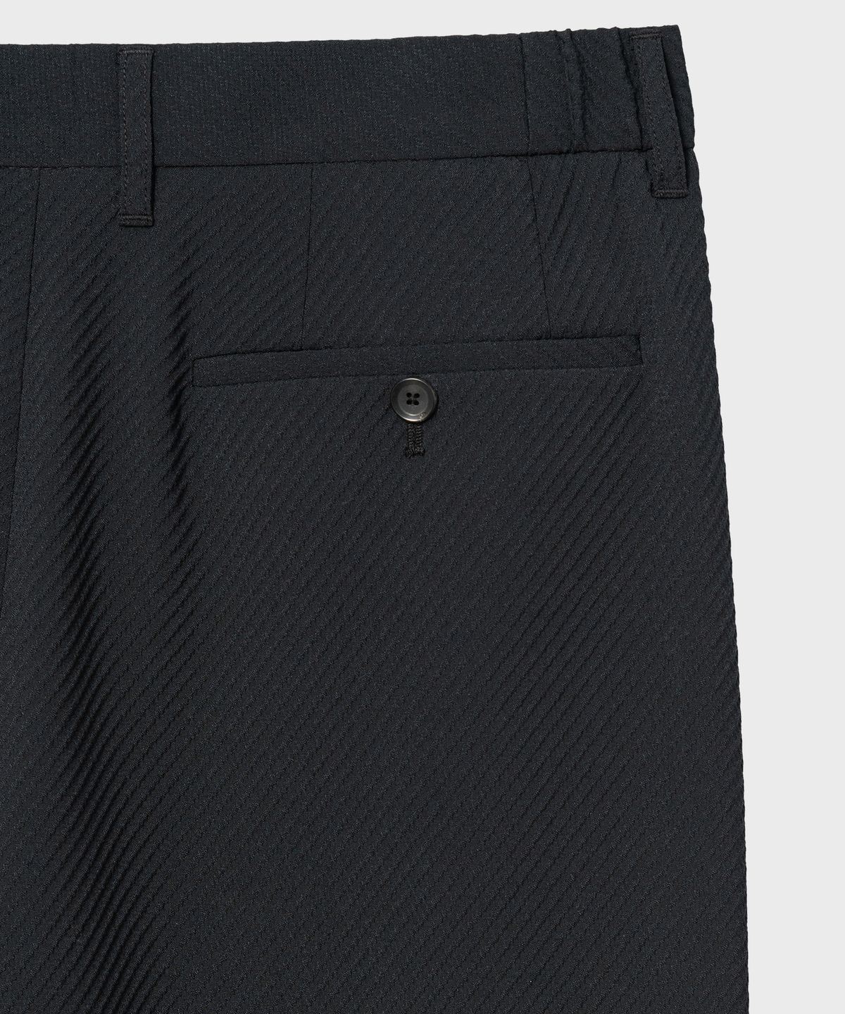 넌블랭크(NONBLANK) [여름]시어서커 엠보싱 루즈핏 팬츠_DARK NAVY