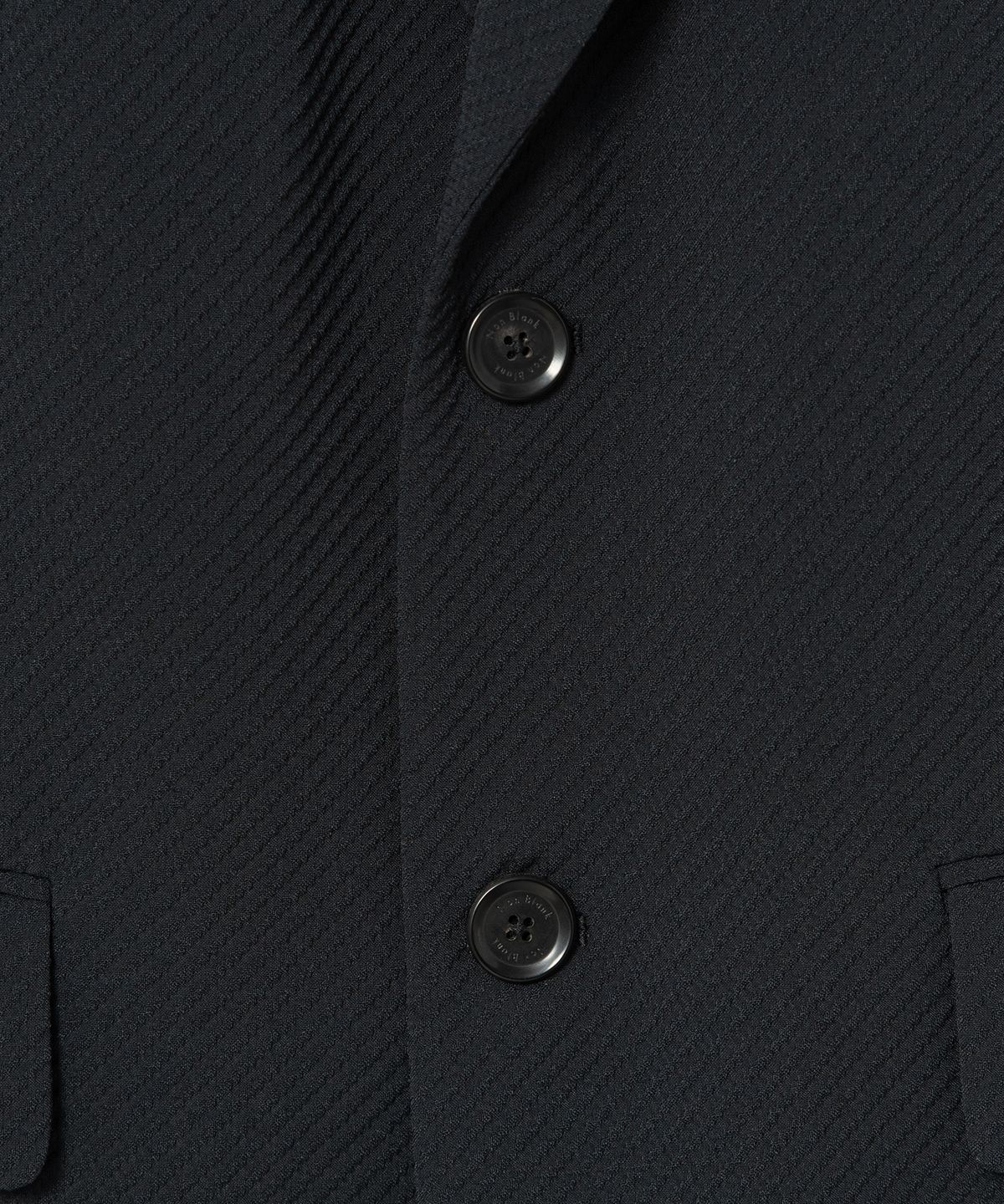 넌블랭크(NONBLANK) [여름]시어서커 엠보싱 루즈핏 셋업_DARK NAVY
