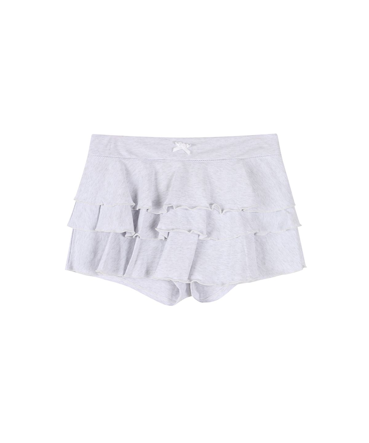 라라폭스(LALAFOX) FRILL MINI PANTS SKIRT GREY BS2WS001