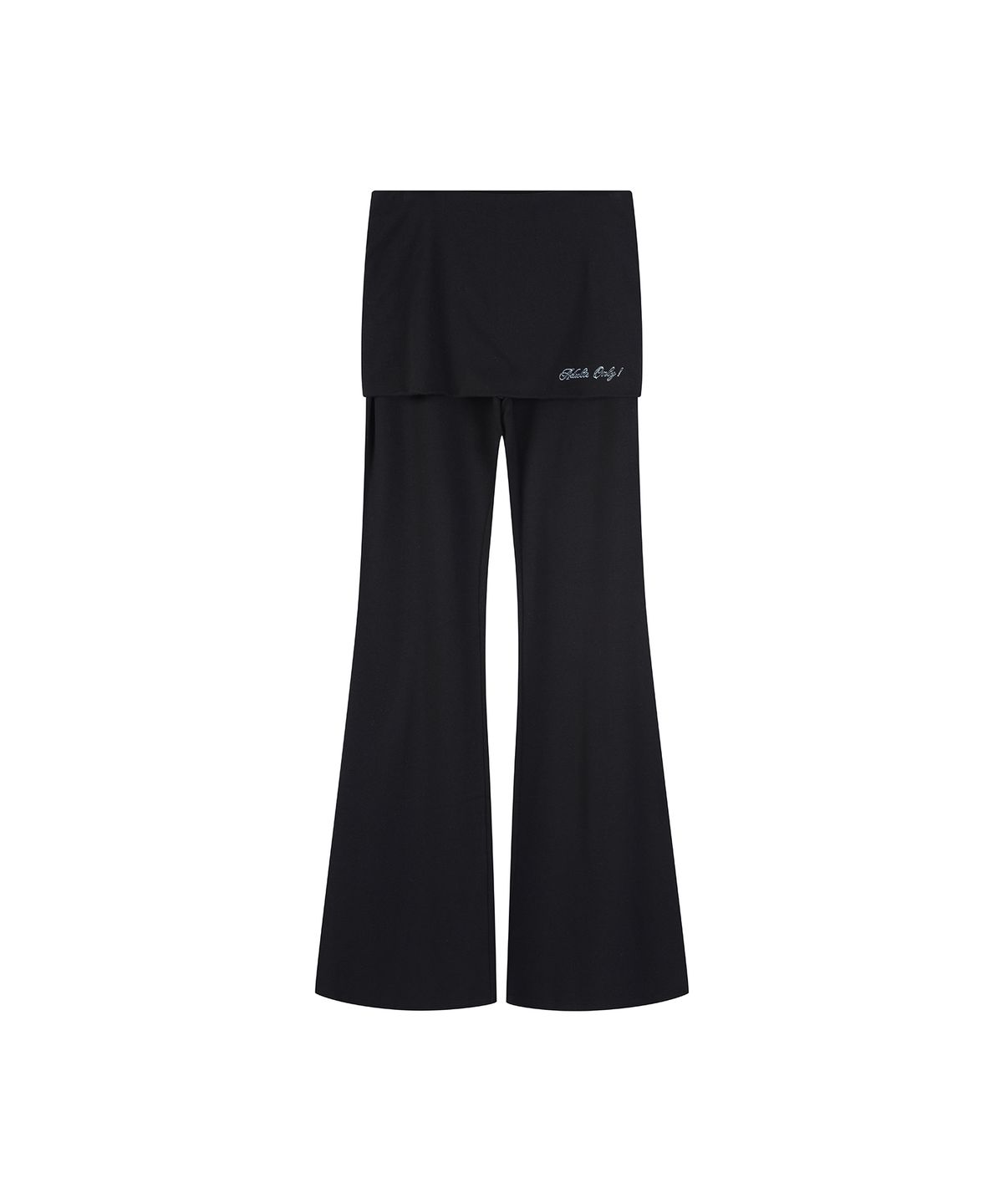 라라폭스(LALAFOX) FOLDING BOOTS CUT PANTS BLACK BS2WP003