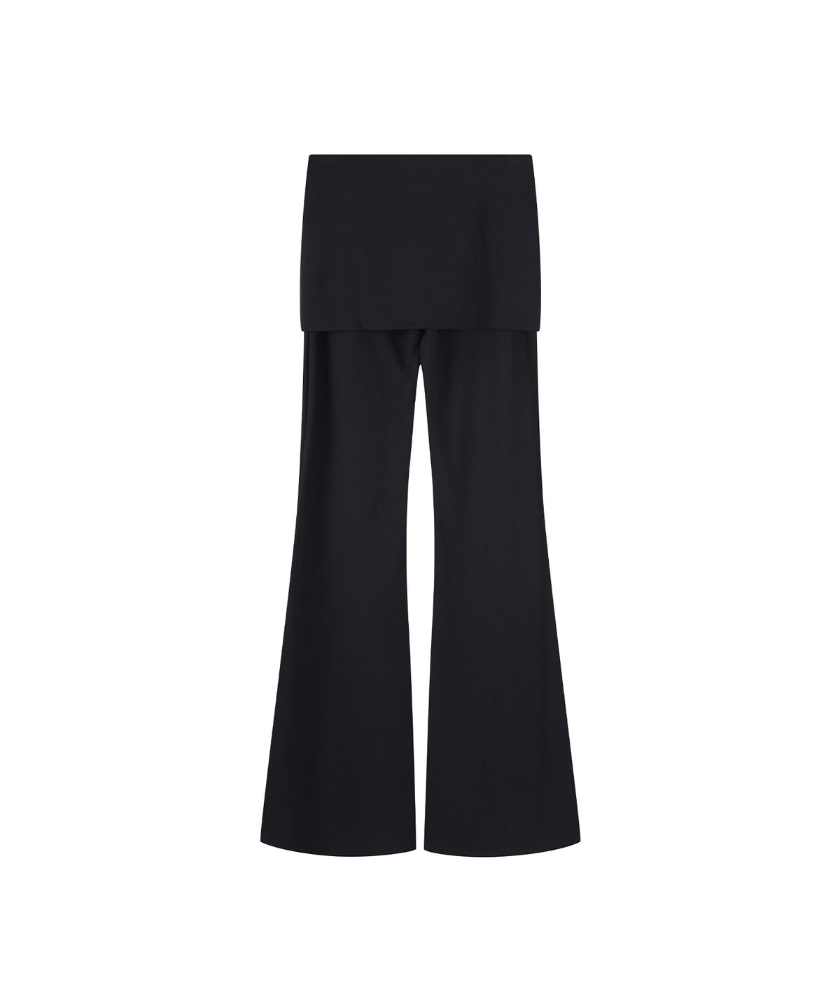 라라폭스(LALAFOX) FOLDING BOOTS CUT PANTS BLACK BS2WP003