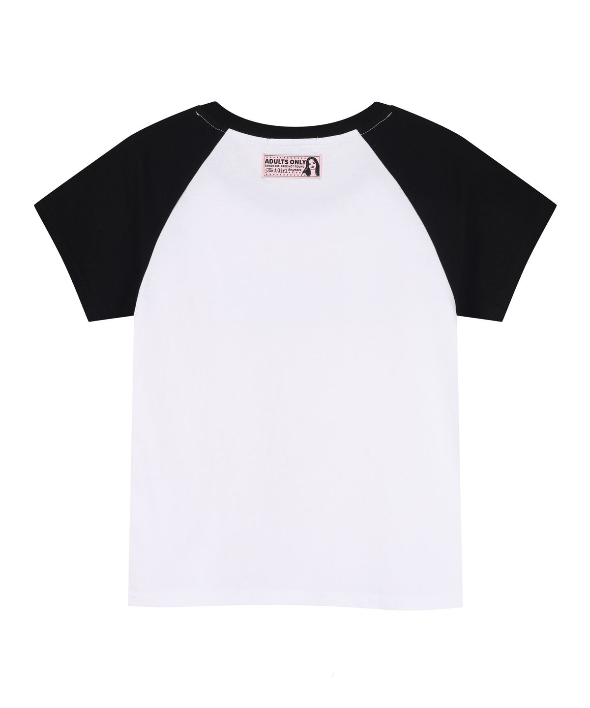 라라폭스(LALAFOX) HEY RAGLAN SLIM T-SHIRT WHITE BS2CH016