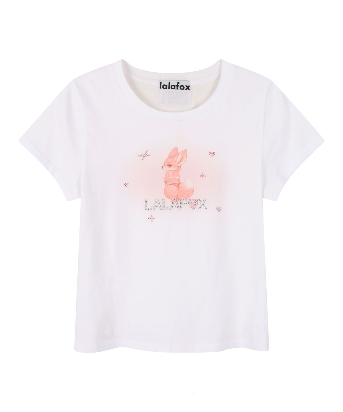 라라폭스(LALAFOX) LALAFOX SIGNATURE SLIM T-SHIRT WHITE BS2CH010