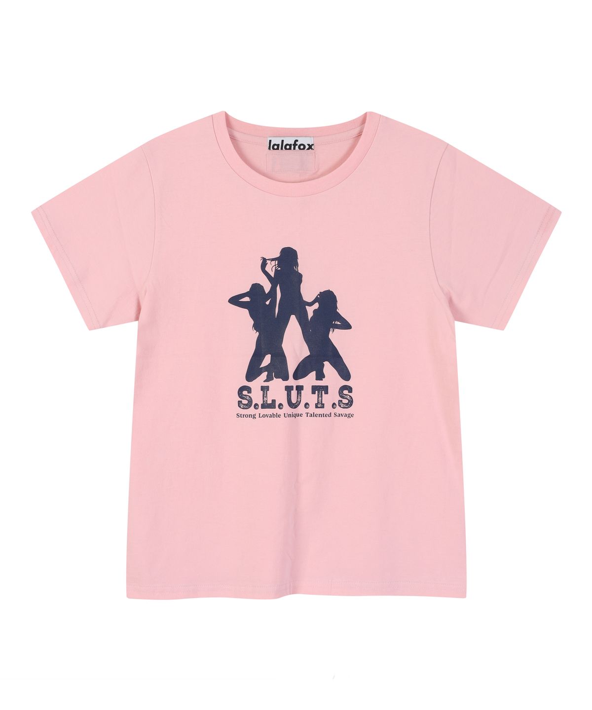 라라폭스(LALAFOX) GIRLS OVER FIT T-SHIRT PINK BS2CH007