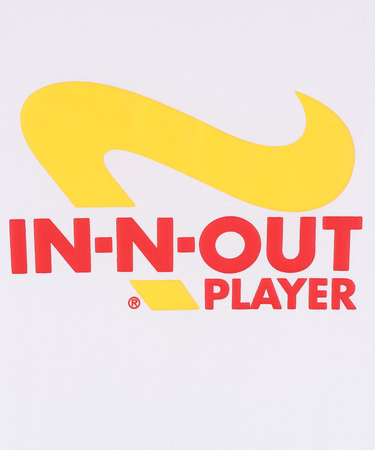 라라폭스(LALAFOX) IN OUT PLAYER REGULAR T-SHIRT WHITE BS2CH006