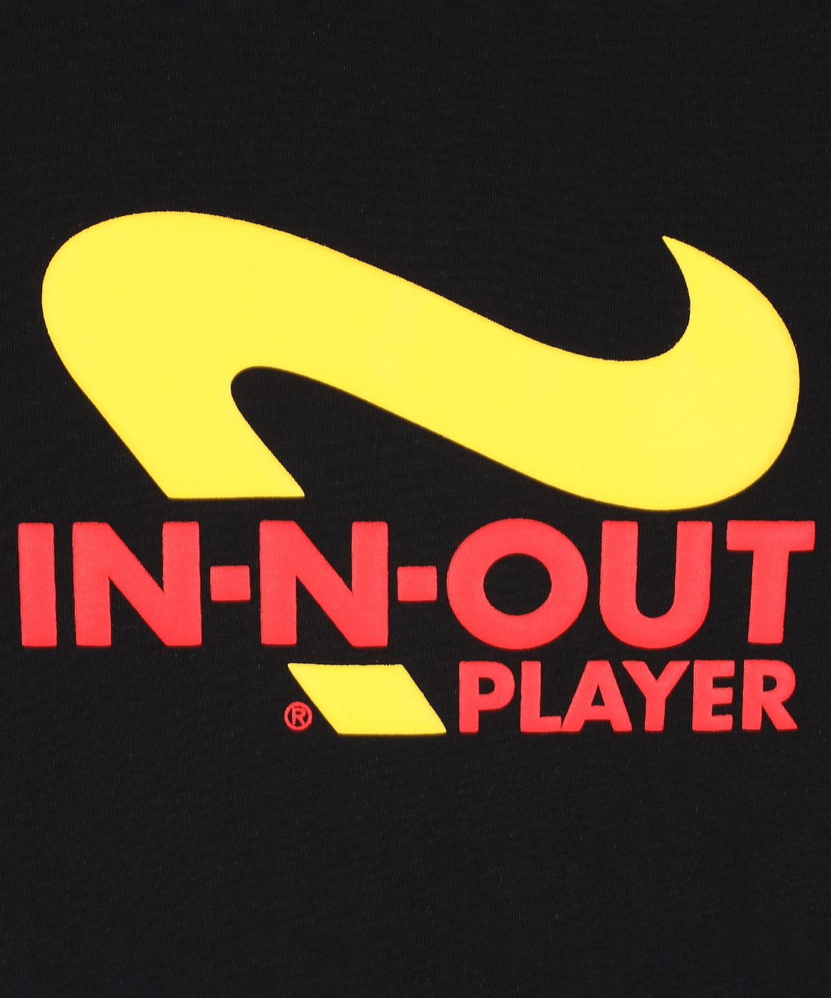 라라폭스(LALAFOX) IN OUT PLAYER REGULAR T-SHIRT BLACK BS2CH005