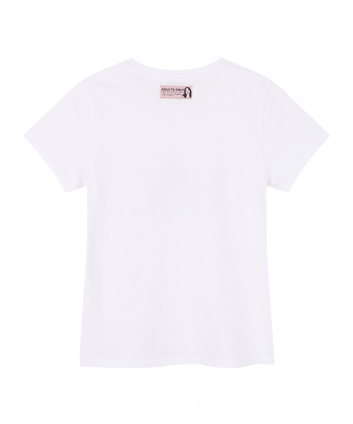 라라폭스(LALAFOX) RUBBING FOX REGULAR T-SHIRT WHITE BS2CH004