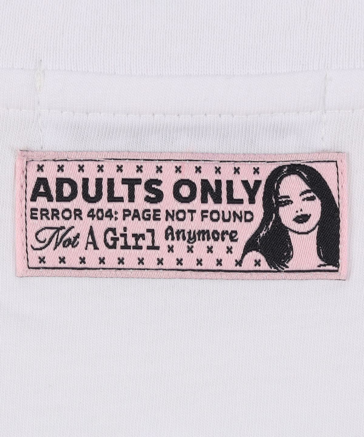 라라폭스(LALAFOX) RUBBING FOX REGULAR T-SHIRT WHITE BS2CH004