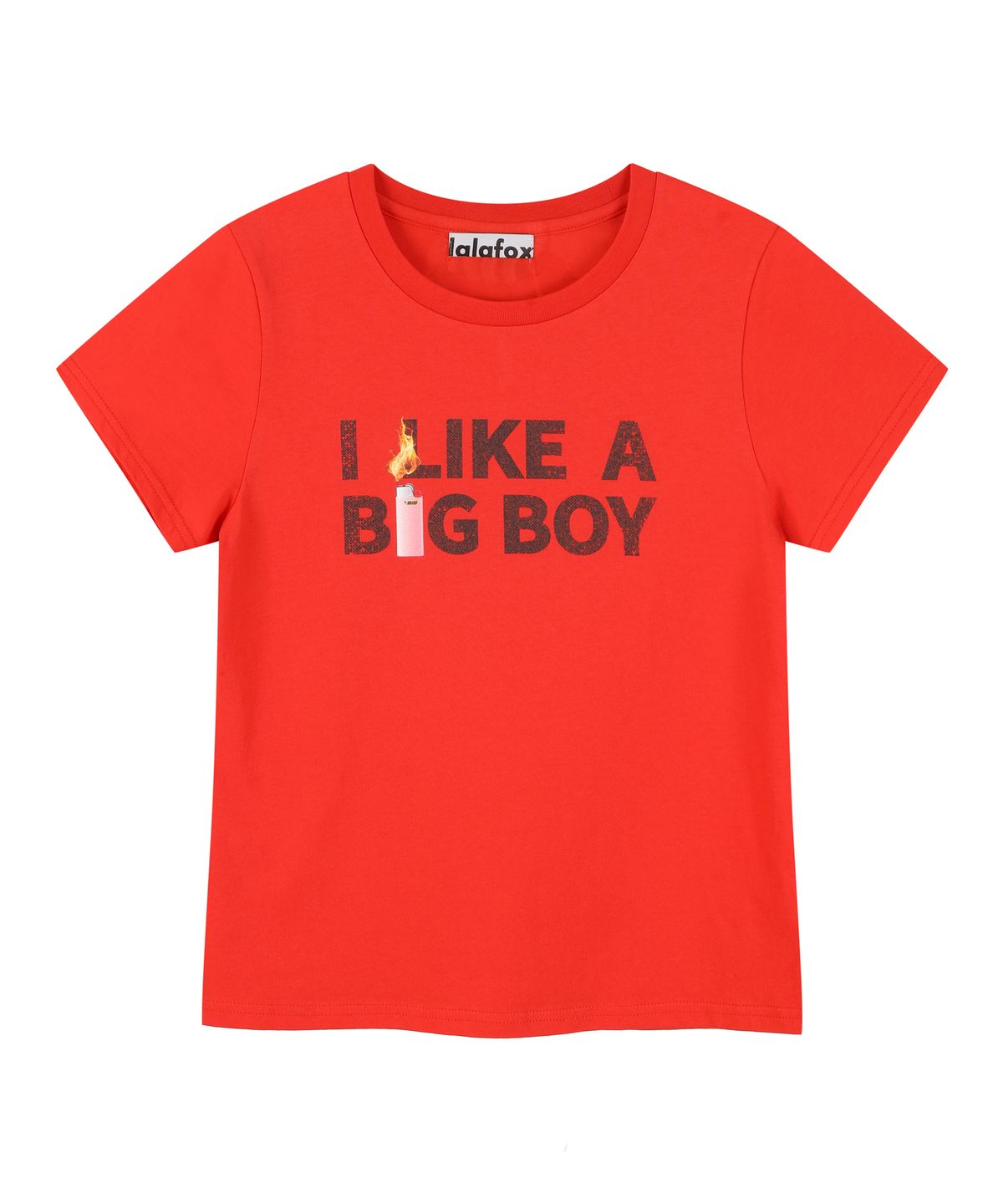 라라폭스(LALAFOX) BIG BOY REGULAR T-SHIRT RED BS2CH001