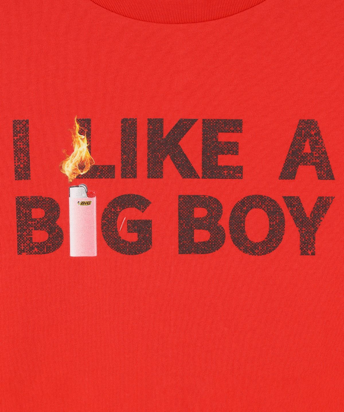 라라폭스(LALAFOX) BIG BOY REGULAR T-SHIRT RED BS2CH001