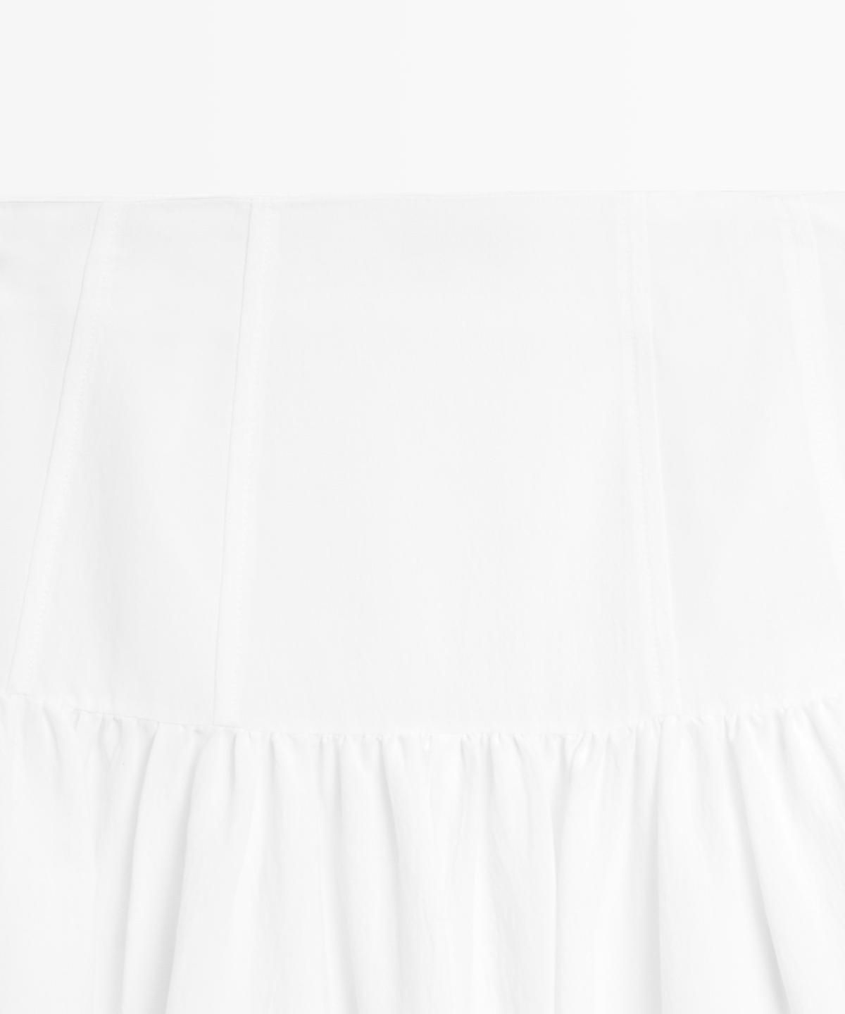 마시모두띠(MASSIMO DUTTI) 요크 디테일 미디 스커트
