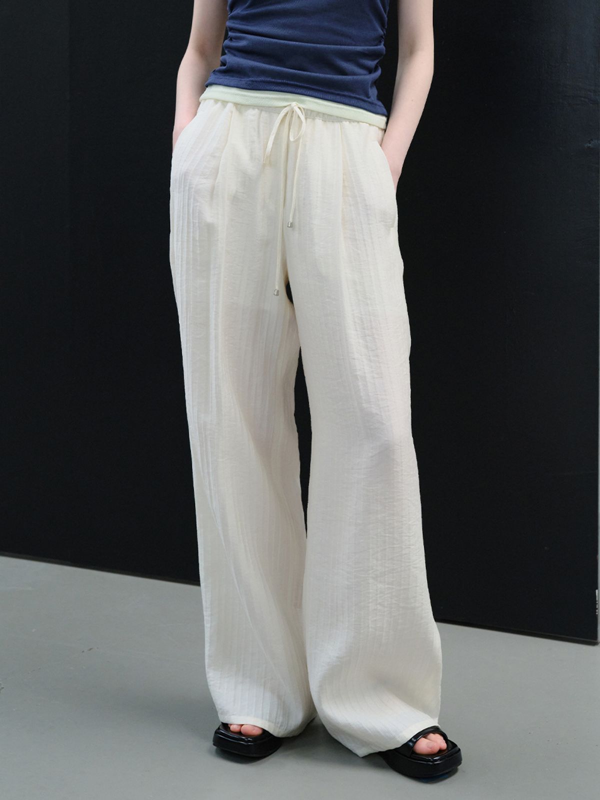 레이브(RAIVE) Stripe Banding Pants VW6ML671_3color